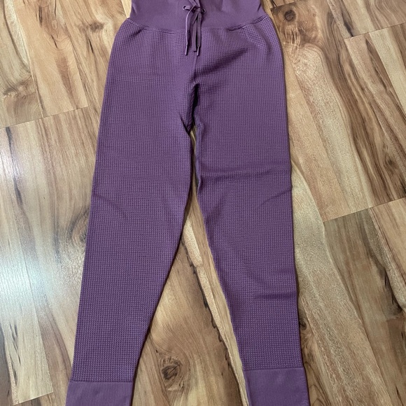 PINK Victoria's Secret Pants - PINK Active Thermal Waffle Knit Joggers Sz M
